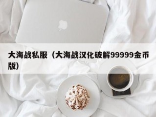 大海战私服（大海战汉化破解99999金币版）